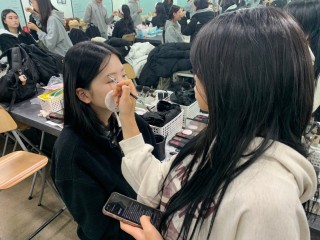 메이크업 국가자격증반 수업현장