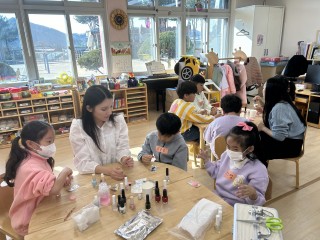 초등학교 네일체험