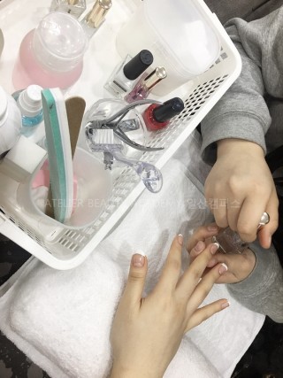 네일아트 국가자격증 1과제 [프렌치]