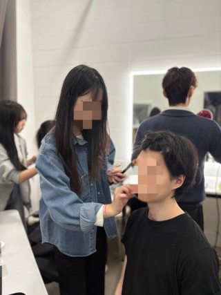 모델 프로필 촬영 현장